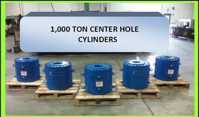 1,000 Ton Center Hole Cylinders Picture