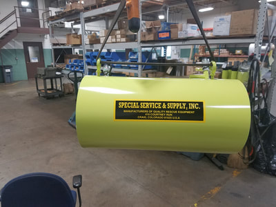 224 ton 14" stroke 5" Center Hole Cylinder picture