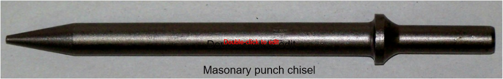 Tapered Punch type chisel