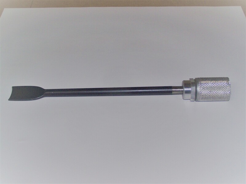 Long Flat Chisel & Knurled Safety Retainer picture